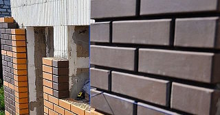 Фасады домов из кирпича в Крымске: качественная кладка от 1137 рублей