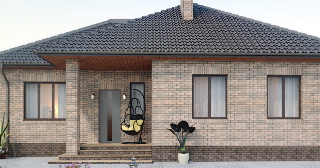 Дом 9 на 9 одноэтажный из бруса и газобетона в Крымске - Строй-Крм от 13431 руб.