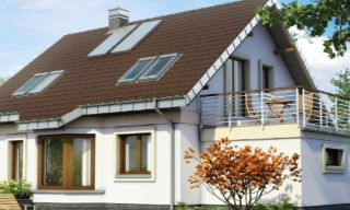 Проект дома 6 на 6 с мансардой в Крымске | Строй-Крм цены от 309930 рублей
