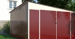 Сарай из труб в Крымске от 41324 рублей - строительство сараев из труб и профнастила