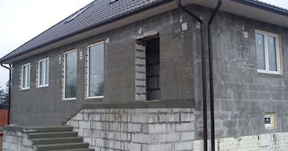 Фасад из газобетона для дома в Крымске - Строй-Крм, качественная отделка от 2067 руб.